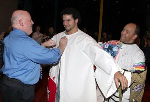 David Westphal, Julio Agustin (Gypsy Robe Recepient) & TC Montgomery (Gypsy Robe Receipient for "Scottsboro Boys") @ BroadwayWorld David Westphal, Julio Agustin (Gypsy Robe Recepient) & TC Montgomery (Gypsy Robe Rece Photo