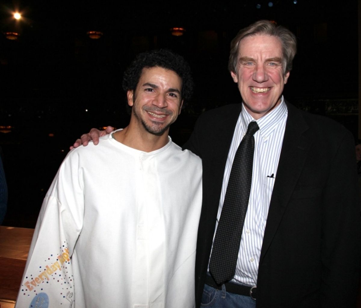 Julio Agustin (Gypsy Robe Recepient) & Nick Wyman (AEA President) at 