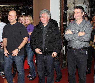 Danny Burstein, Pedro Almodovar & Bartlett Sher  Photo