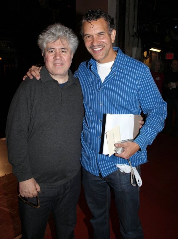 Pedro Almodovar & Brian Stokes Mitchell  Photo
