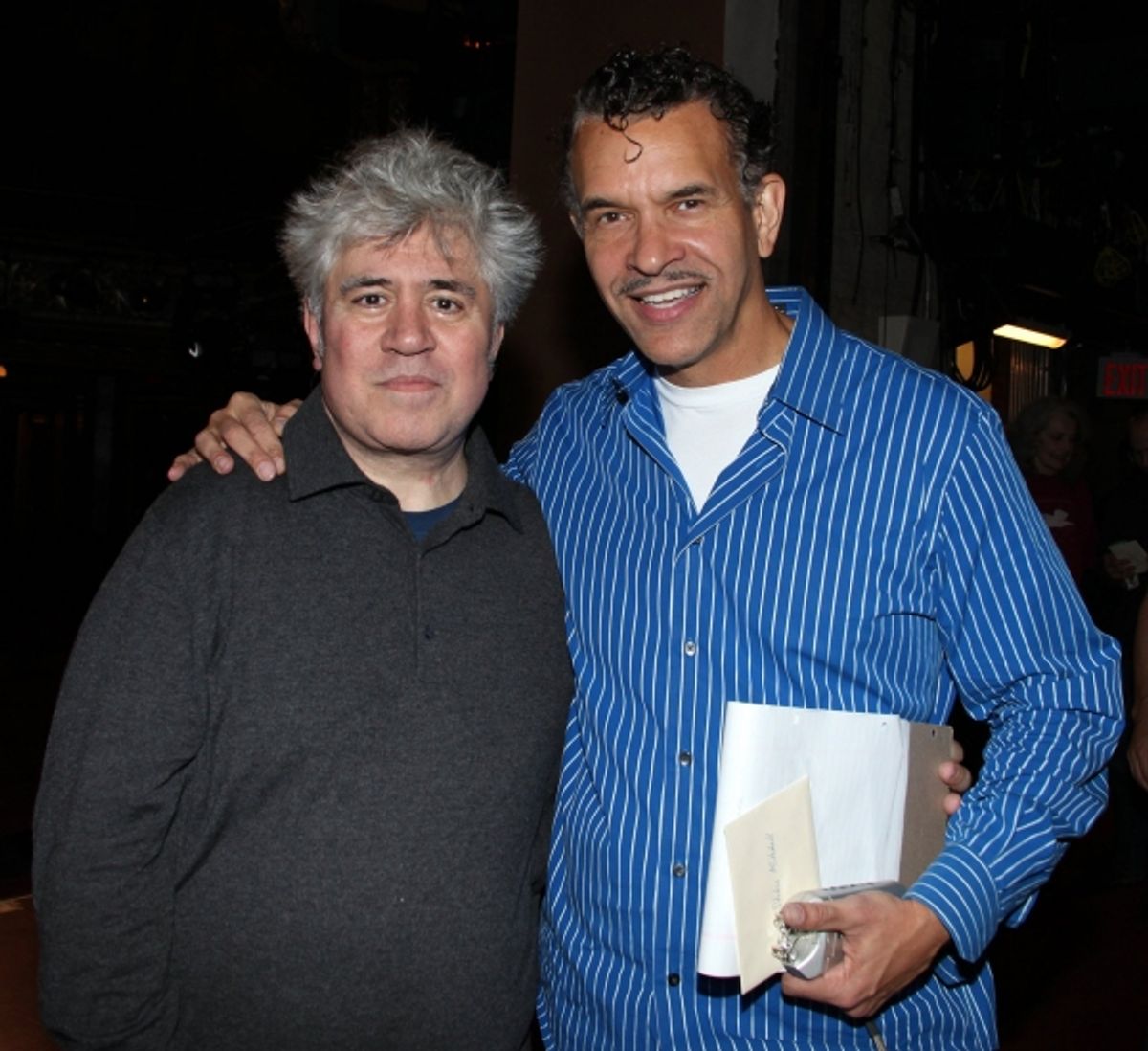 Pedro Almodovar & Brian Stokes Mitchell  at 