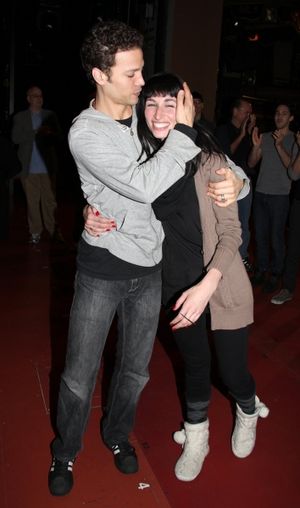 Justin Guarini & Nikka Graff Lanzarone @ BroadwayWorld Justin Guarini & Nikka Graff Lanzarone Photo