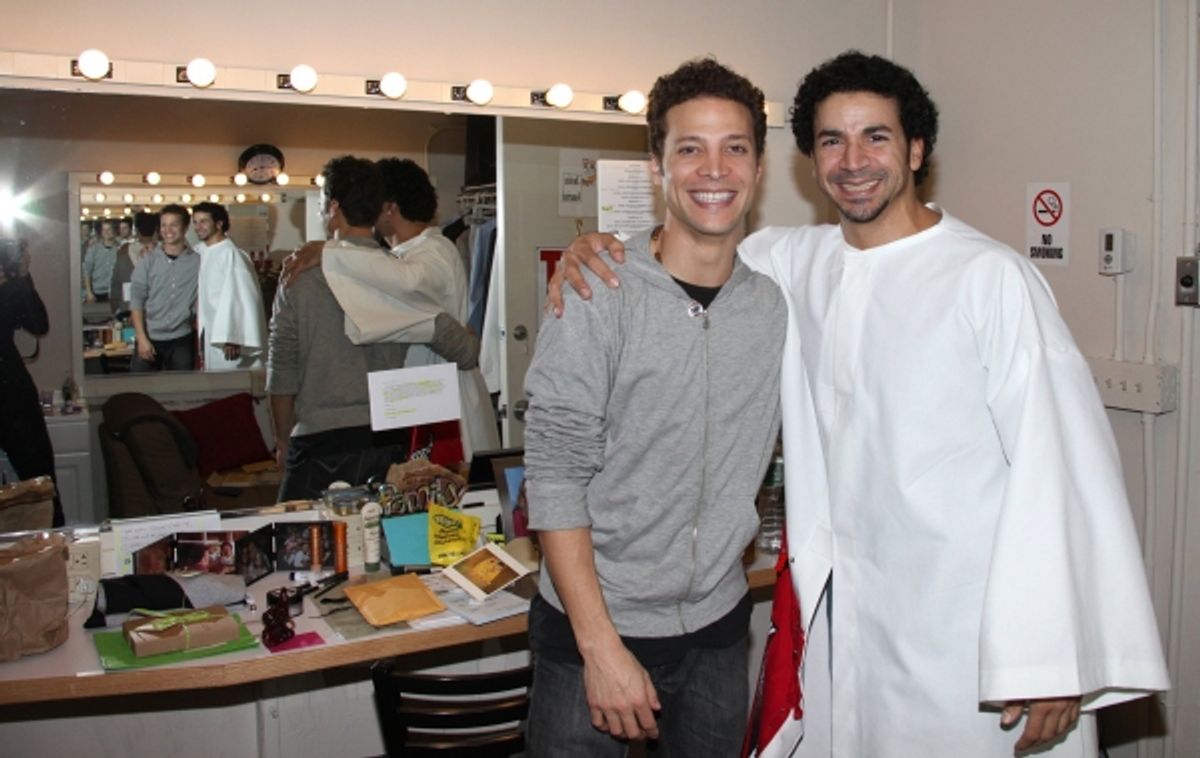 Justin Guarini & Julio Agustin (Gypsy Robe Receipient)  at 