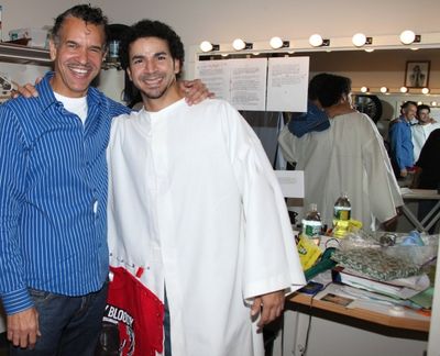 Brian Stokes Mitchell & Julio Agustin (Gypsy Robe Receipient)  Photo