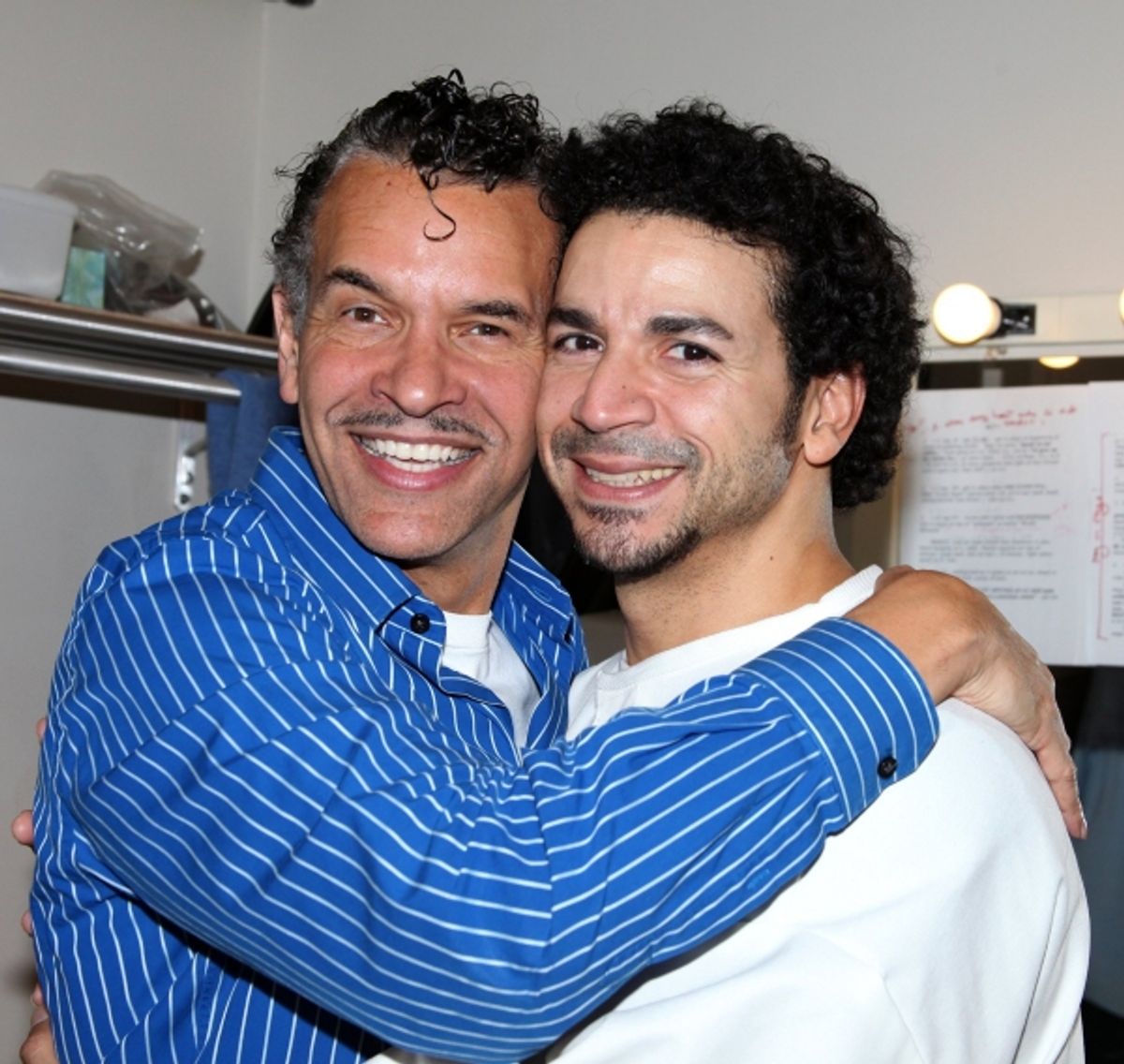Brian Stokes Mitchell & Julio Agustin (Gypsy Robe Receipient)  at 