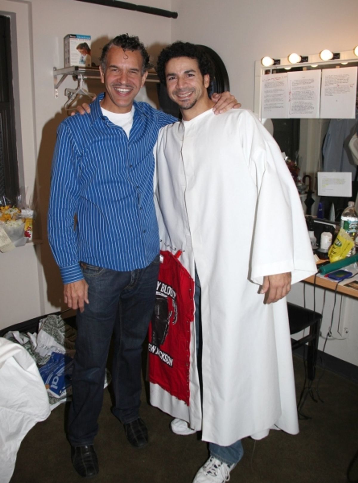 Brian Stokes Mitchell & Julio Agustin (Gypsy Robe Receipient)  at 