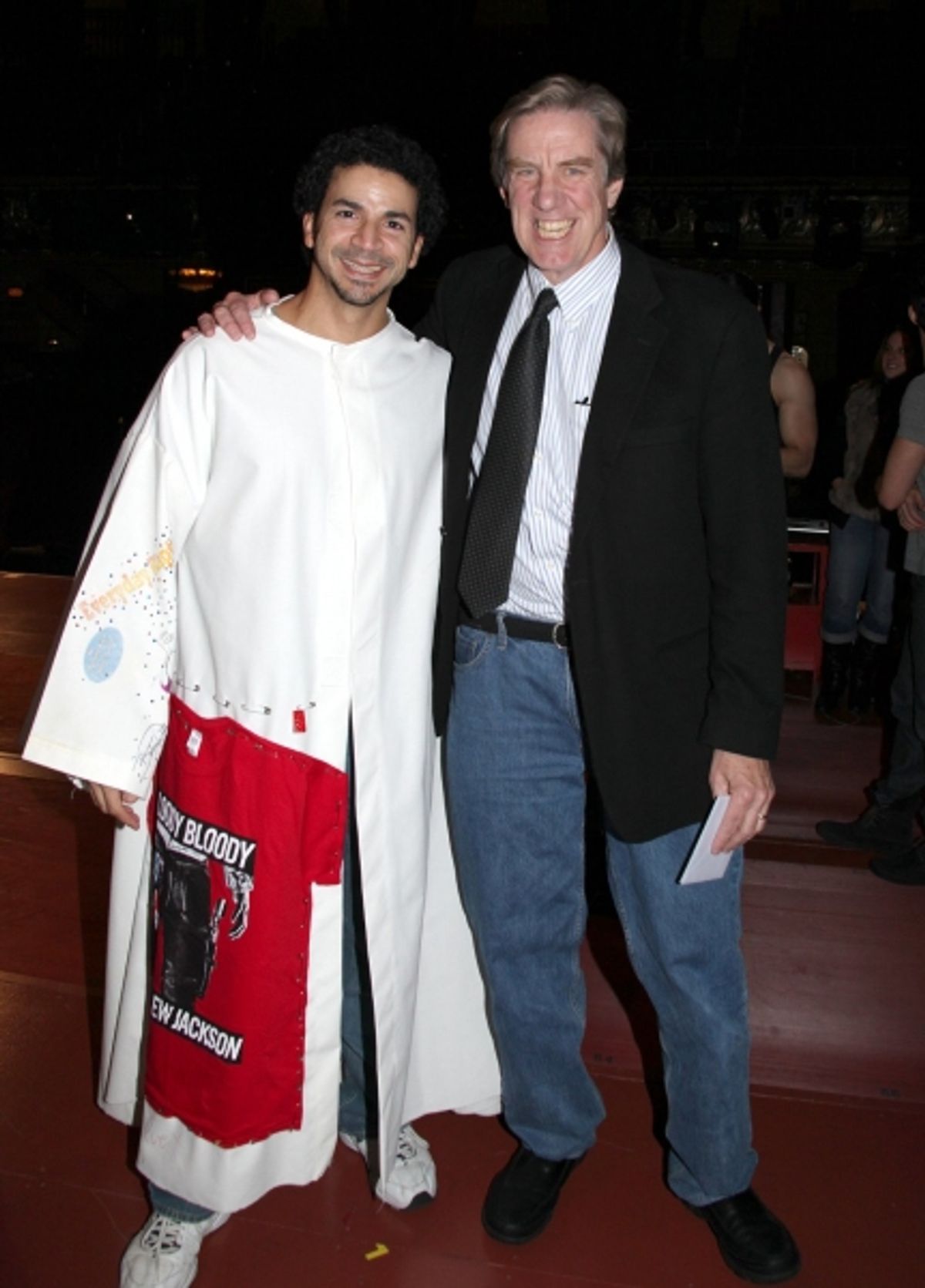 Julio Agustin (Gypsy Robe Recepient) & Nick Wyman (AEA President) at 