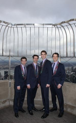 Jarrod Spector, Dominic Nolfi, Ryan Jesse & Matt Bogart @ BroadwayWorld Jarrod Spector, Dominic Nolfi, Ryan Jesse & Matt Bogart Photo