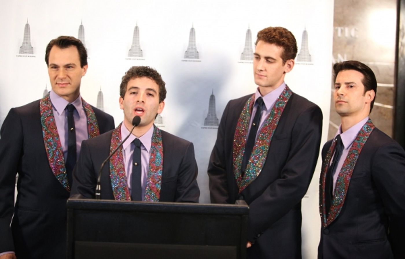 Photo Coverage: JERSEY BOYS Lighting Ceremony at the Empire State Building Photo Coverage: JERSEY BOYS Lighting Ceremony at the Empire State Building Image