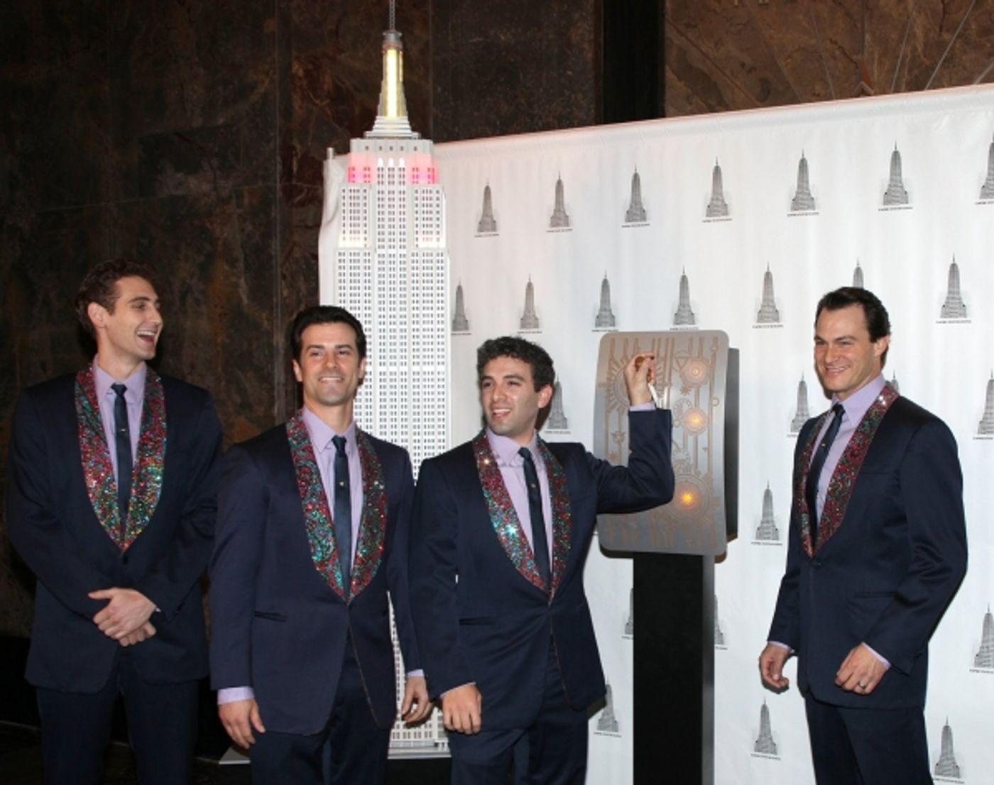 Photo Coverage: JERSEY BOYS Lighting Ceremony at the Empire State Building Photo Coverage: JERSEY BOYS Lighting Ceremony at the Empire State Building Image