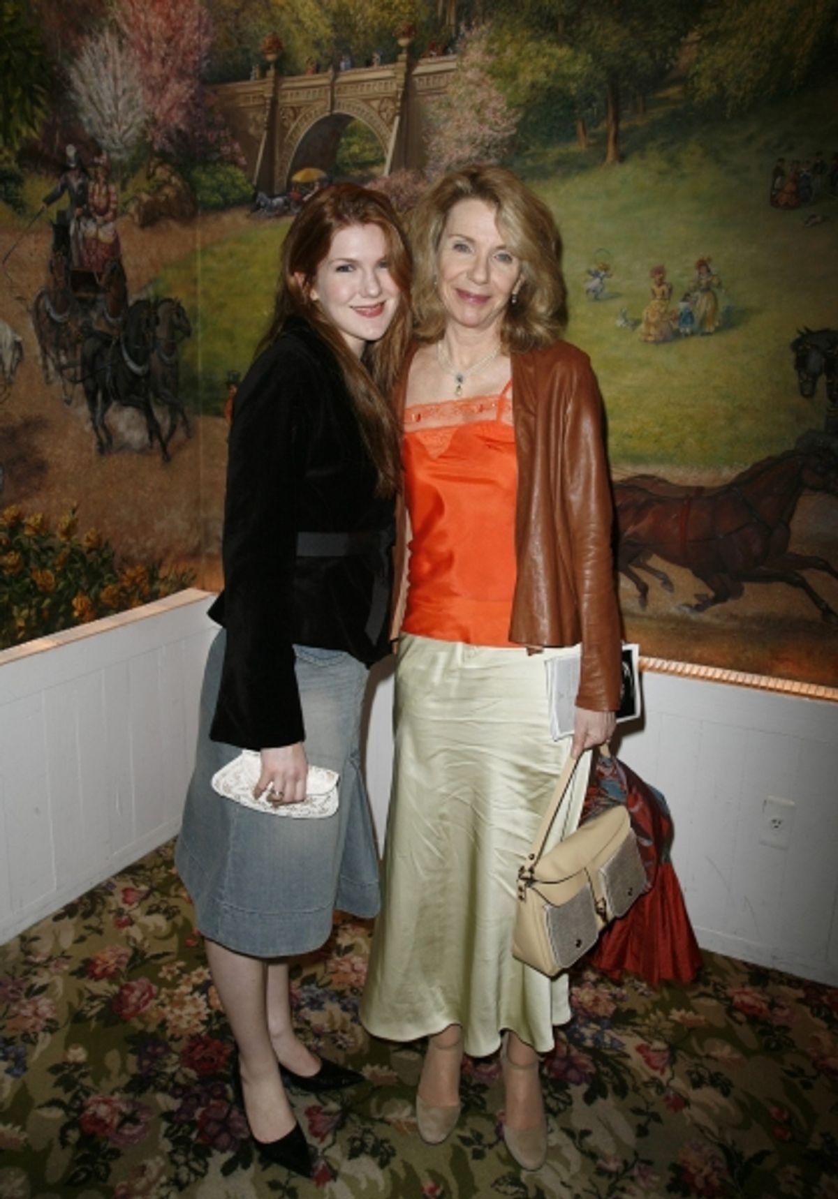 Jill Clayburgh & Lily Rabe  attending 'FESTEN' - 4/9/2006 at 