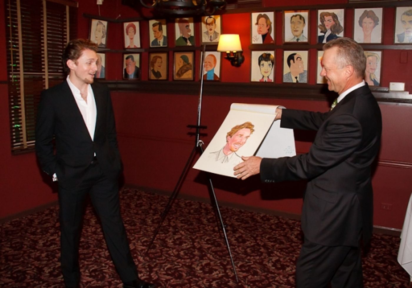Photos: Jason Danieley Unveils Sardi's Caricature Photos: Jason Danieley Unveils Sardi's Caricature Image