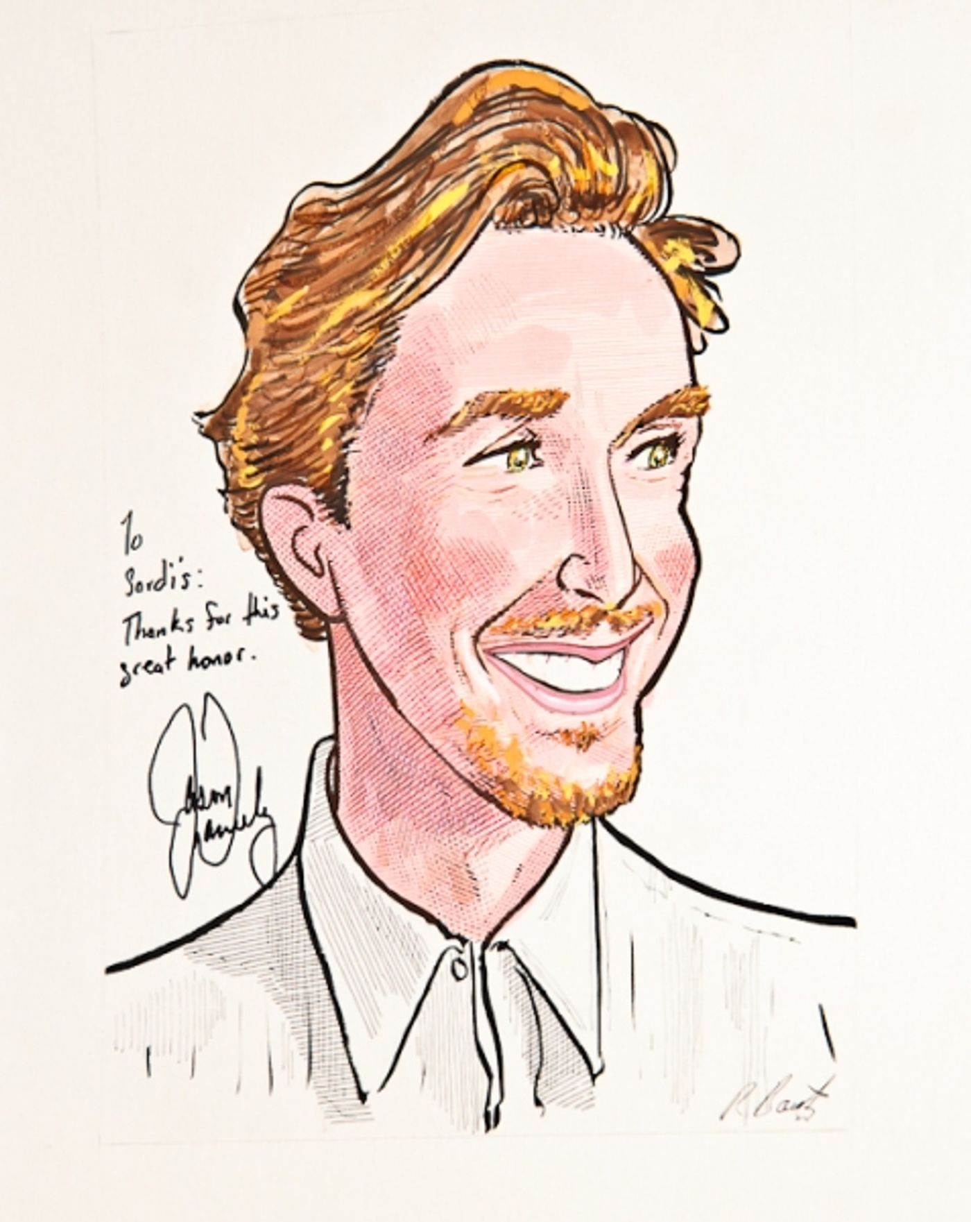 Photos: Jason Danieley Unveils Sardi's Caricature  Image