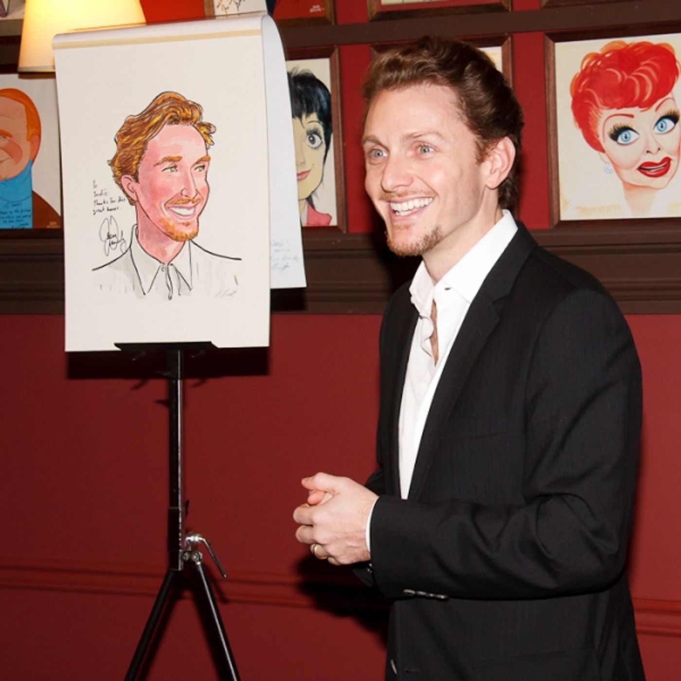 Photos: Jason Danieley Unveils Sardi's Caricature  Image