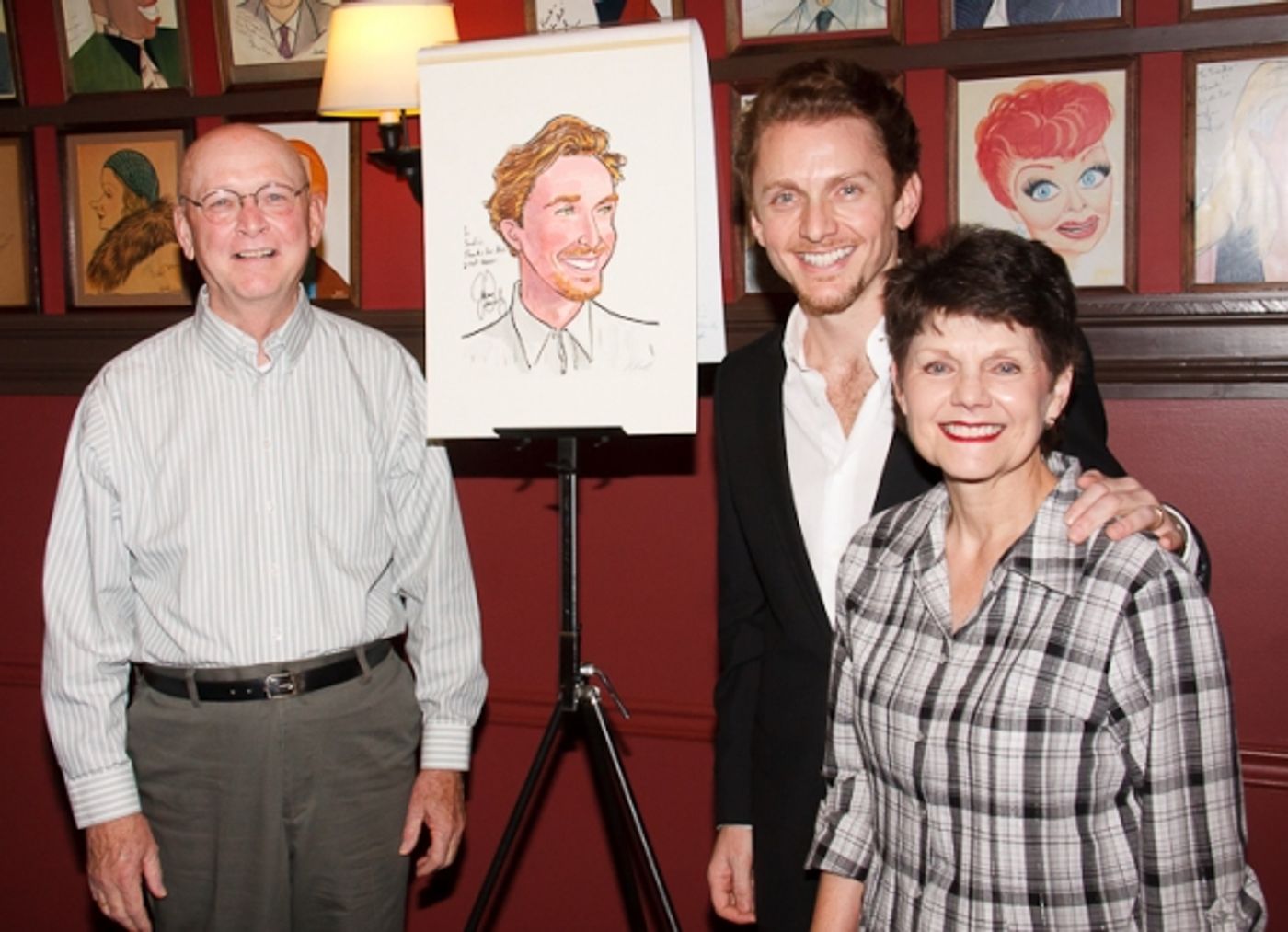 Photos: Jason Danieley Unveils Sardi's Caricature Photos: Jason Danieley Unveils Sardi's Caricature Image