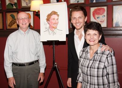 Jason Danieley with his parents Photo
