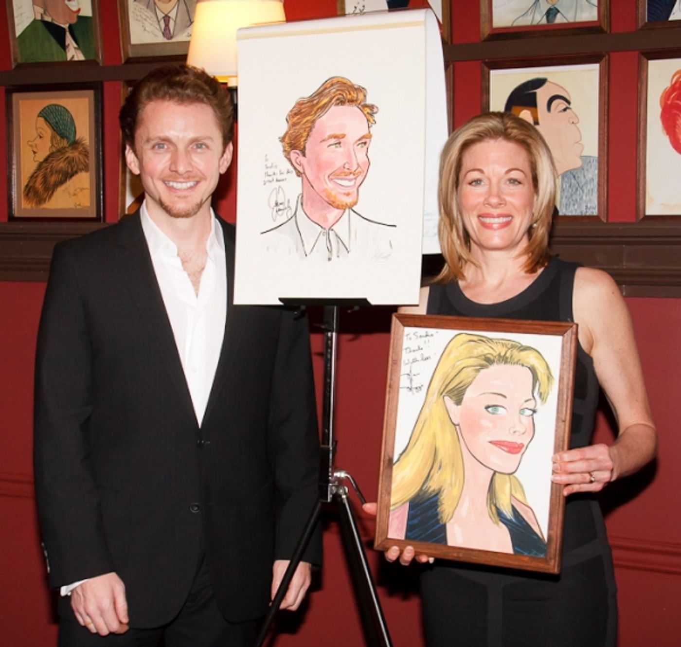 Photos: Jason Danieley Unveils Sardi's Caricature Photos: Jason Danieley Unveils Sardi's Caricature Image