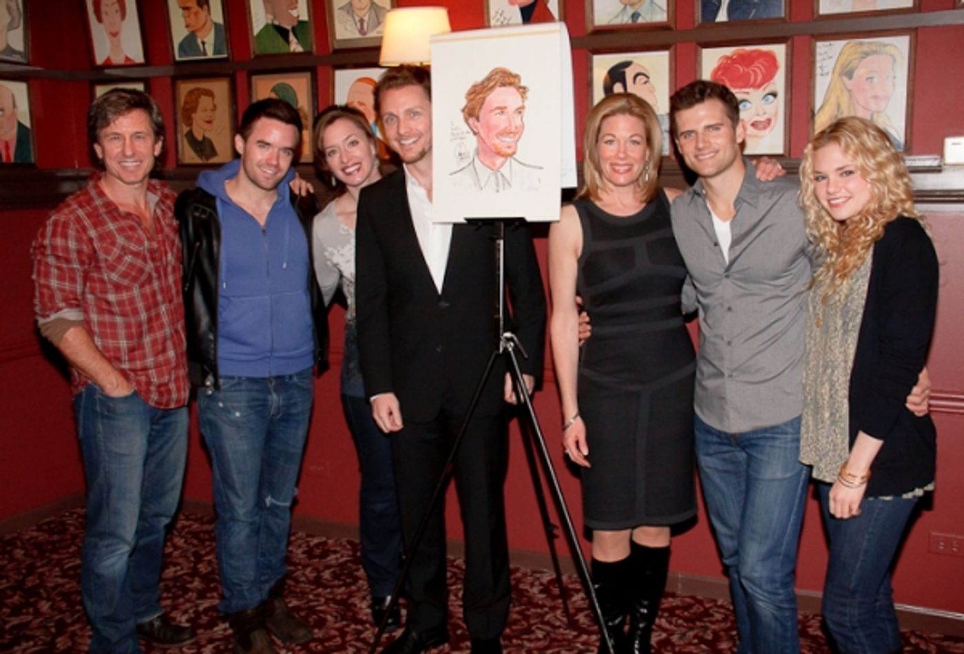 Photos: Jason Danieley Unveils Sardi's Caricature Photos: Jason Danieley Unveils Sardi's Caricature Image
