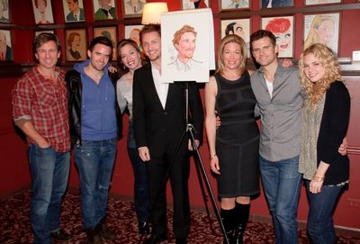 Jason Danieley with his NEXT TO NORMAL family Photo