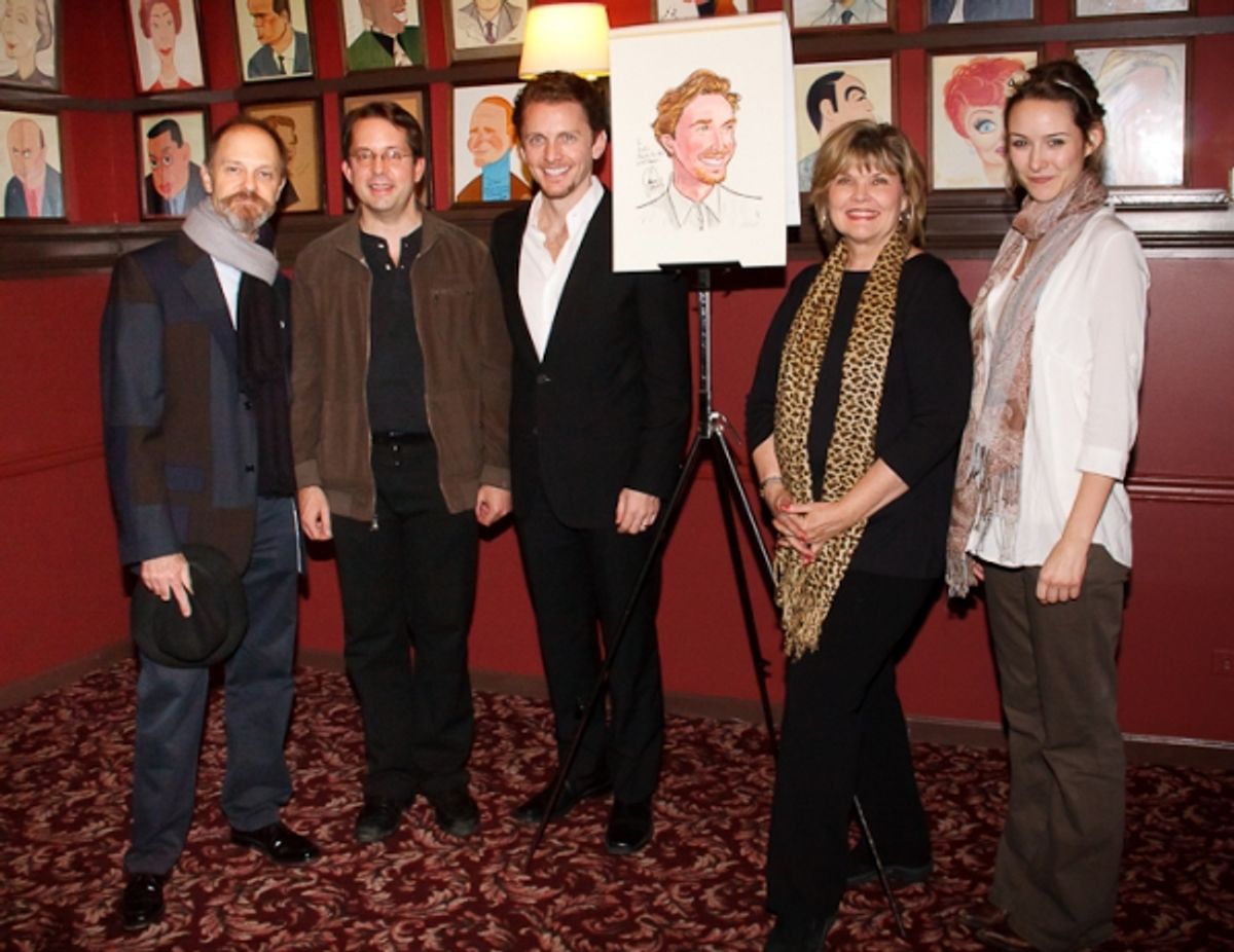 Jason Danieley with his CURTAINS family at 