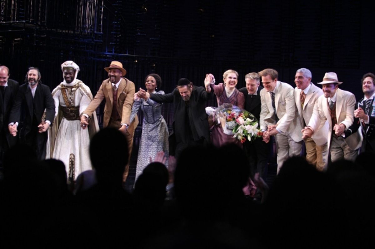 Ensemble featuring: Jesse L. Martin, Marsha Stephanie Blake, Al Pacino, Lily Rabe, Byron Jennings, David Harbour  at 