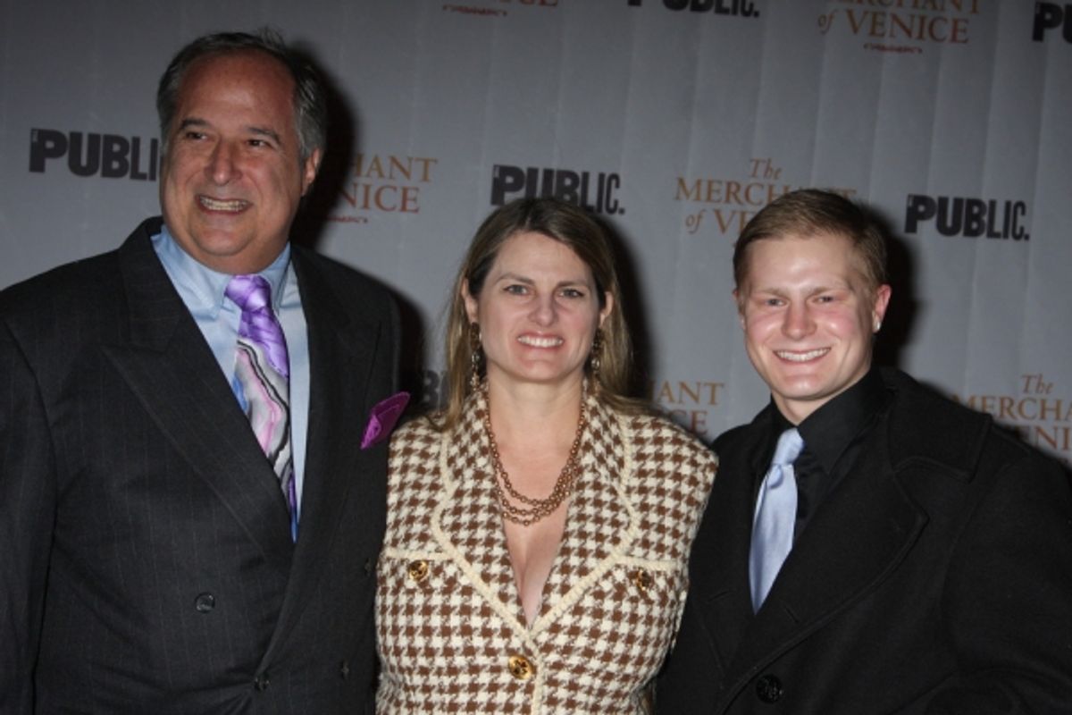 Lane Cromley and Guests at MERCHANT OF VENICE Opening Arrivals