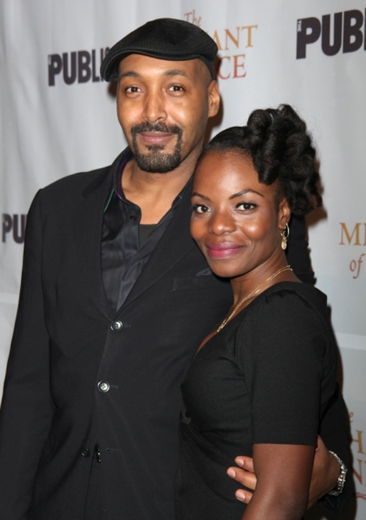 Jesse L. Martin & Marsha Stephanie Blake at 