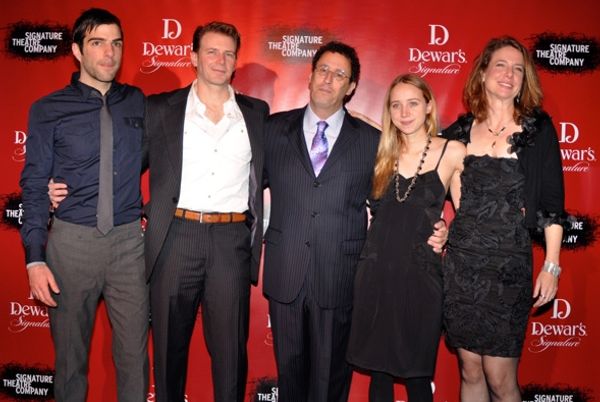 Zachary Quinto, Bill Heck, Tony Kushner, Zoe Kazan and Robin Weigert Photo