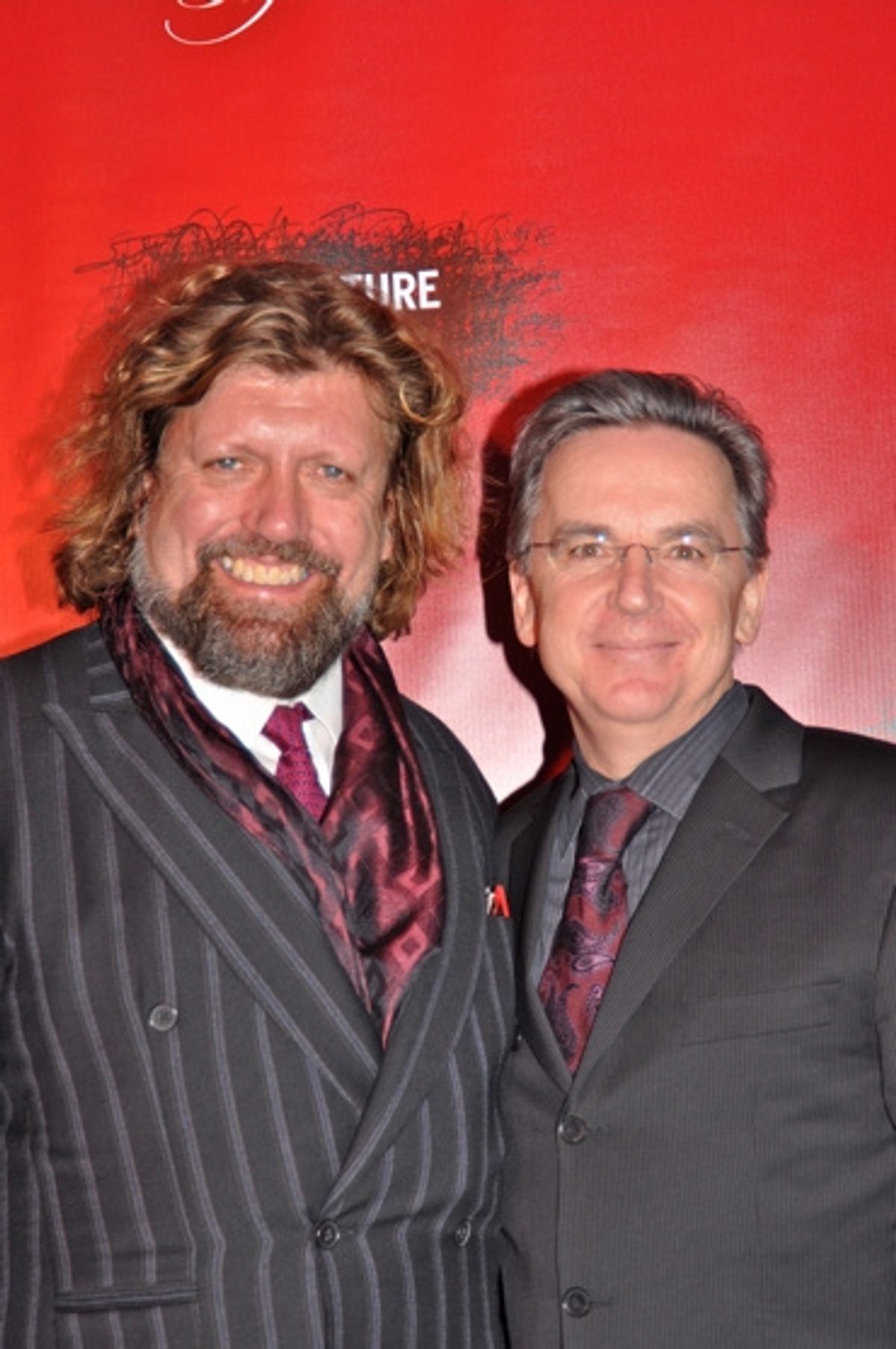 Oskar Eustis and James Houghton at 