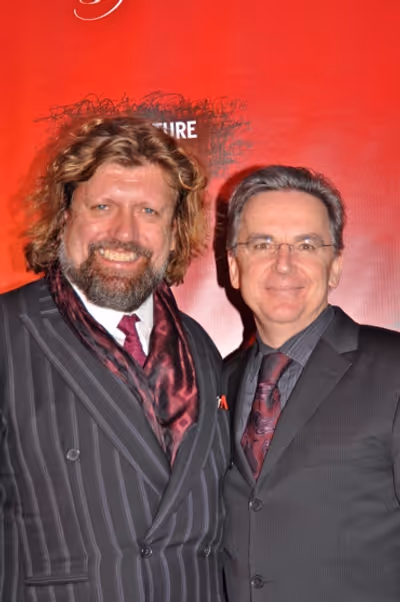 Oskar Eustis and James Houghton Photo