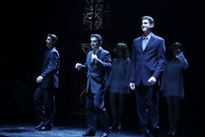 Dominic Nolfi, Jarrod Spector, Ryan Jesse & Matt Bogart @ BroadwayWorld Dominic Nolfi, Jarrod Spector, Ryan Jesse & Matt Bogart Photo