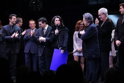 Dominic Nolfi, Des McAnuff, Jarrod Spector, Frankie Valli & Bob Gaudio with Commissio Photo