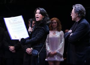 Frankie Valli with Commissioner Katherine Oliver @ BroadwayWorld Frankie Valli with Commissioner Katherine Oliver Photo