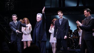 Frankie Valli with Jarrod Spector, Ryan Jesse & Matt Bogart  Photo