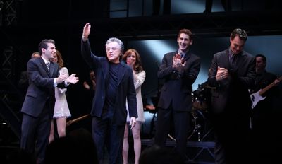 Frankie Valli with Jarrod Spector, Ryan Jesse & Matt Bogart  Photo