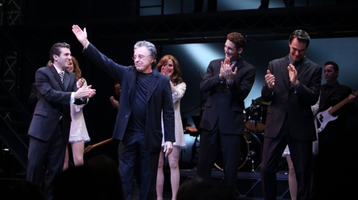 Frankie Valli with Jarrod Spector, Ryan Jesse & Matt Bogart  at 