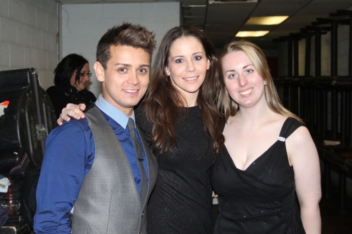 Michael Longoria, Sara Schmidt and Angela Allen at 