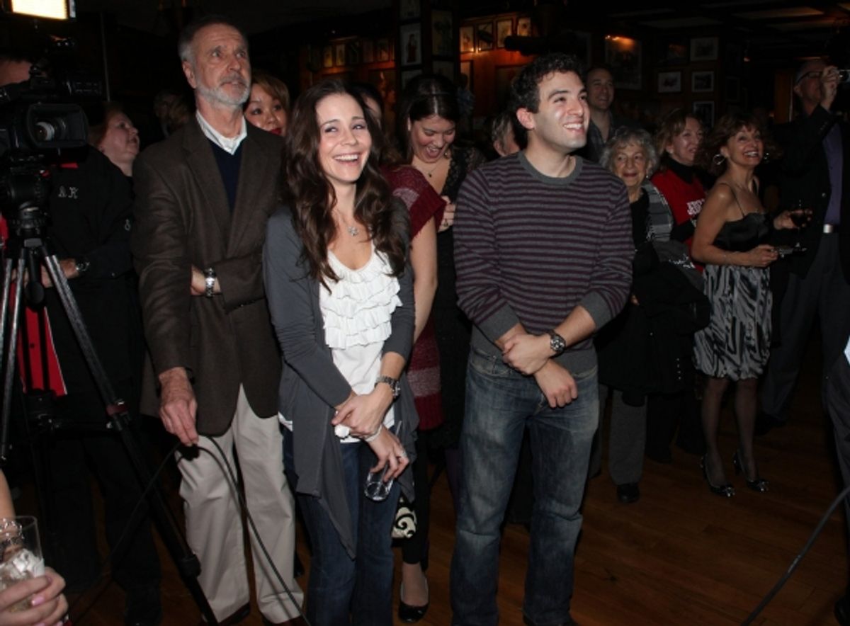 Sara Schmidt, Jarrod Spector & Fans at 