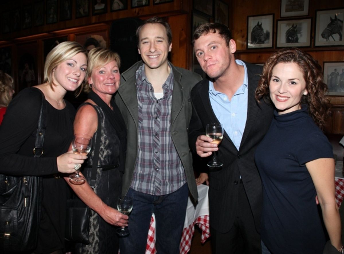 John Hickman, Katie O'Toole & fansAttending  at 