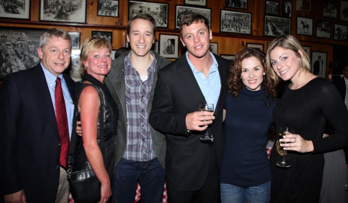 John Hickman, Katie O'Toole & fans attending at 