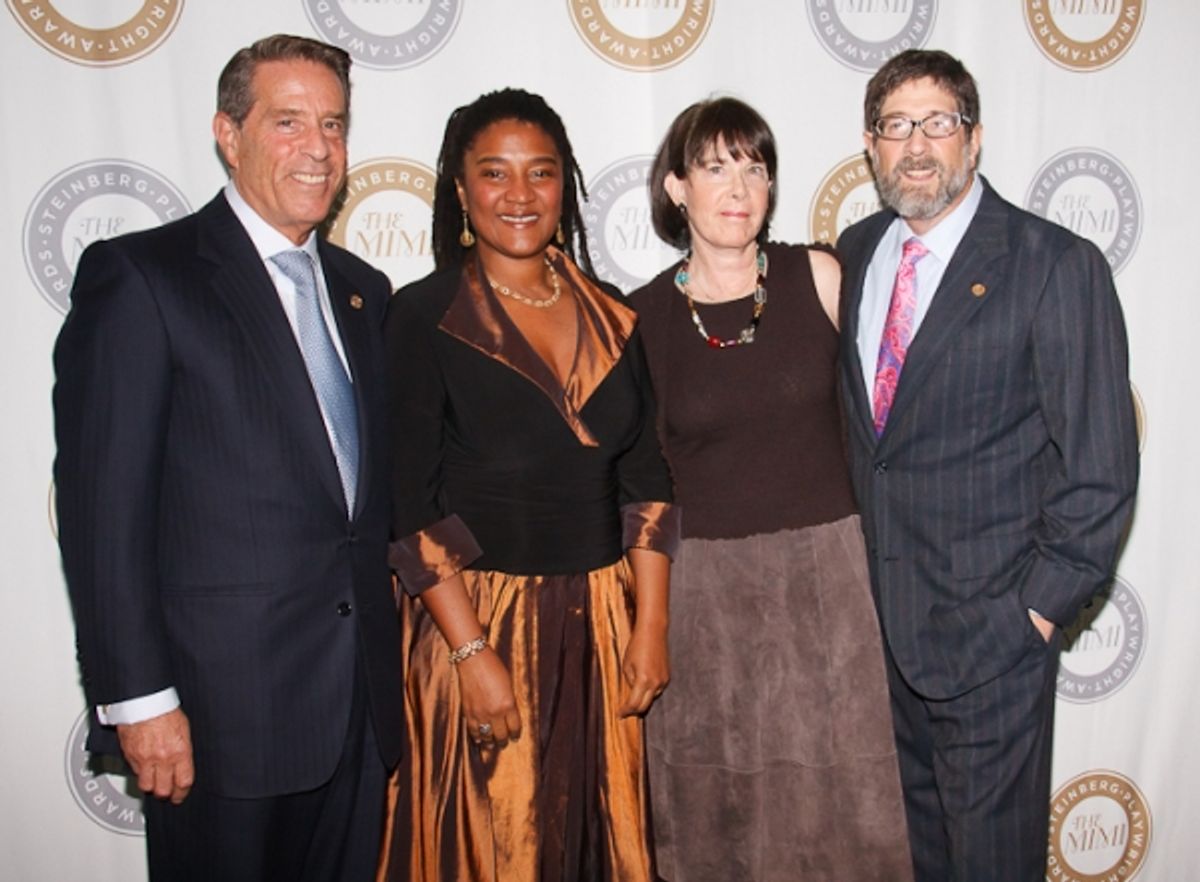 Michael Steinberg, Lynn Nottage, Carole Krumland and James Steinberg (Steinberg Family)
 at 