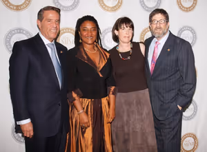 Michael Steinberg, Lynn Nottage, Carole Krumland and James Steinberg (Steinberg Family)
@ BroadwayWorld Michael Steinberg, Lynn Nottage, Carole Krumland and James Steinberg (Steinberg Famil Photo