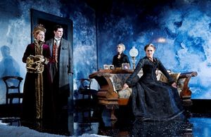 Cathy Belton, Marty Rea, Lindsay Duncan and Fiona Shaw in the Abbey Theatre productio Photo