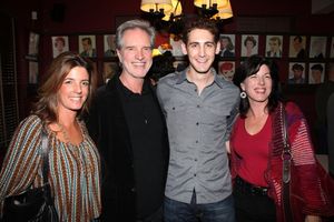 Bob Guardio with his daughters Danielle & Lisa with actor Ryan Jesse Photo