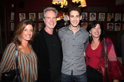 Bob Guardio with his daughters Danielle & Lisa with actor Ryan Jesse Photo