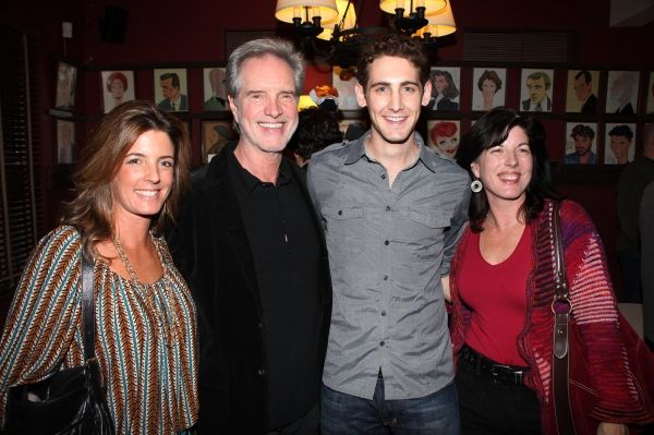 Bob Guardio with his daughters Danielle & Lisa with actor Ryan Jesse Photo