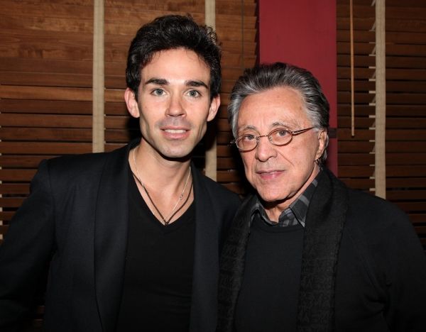 Dominic Scaglione Jr. & Frankie Valli Photo