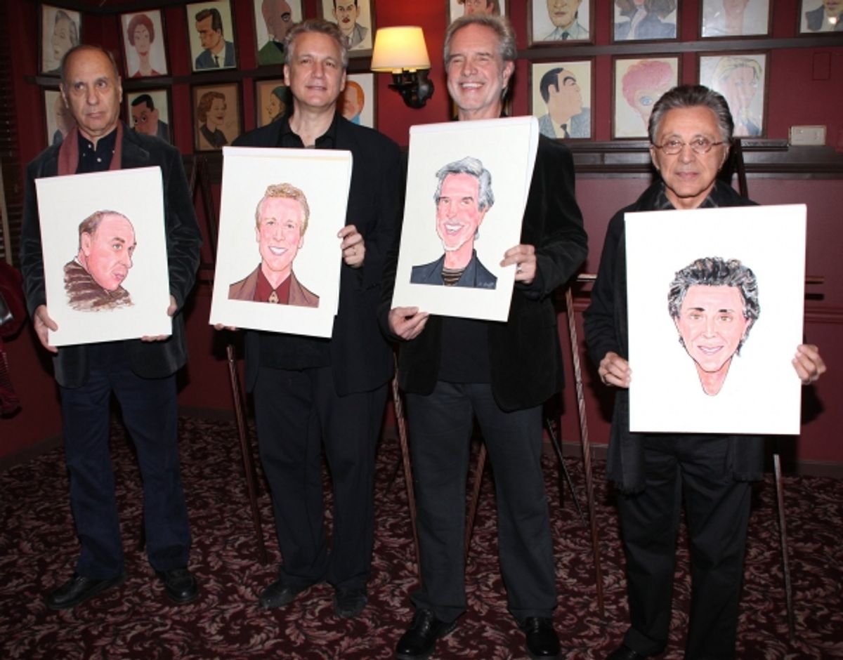 Marshall Brickman, Rick Elice, Bob Gaudio & Frankie Valli at 