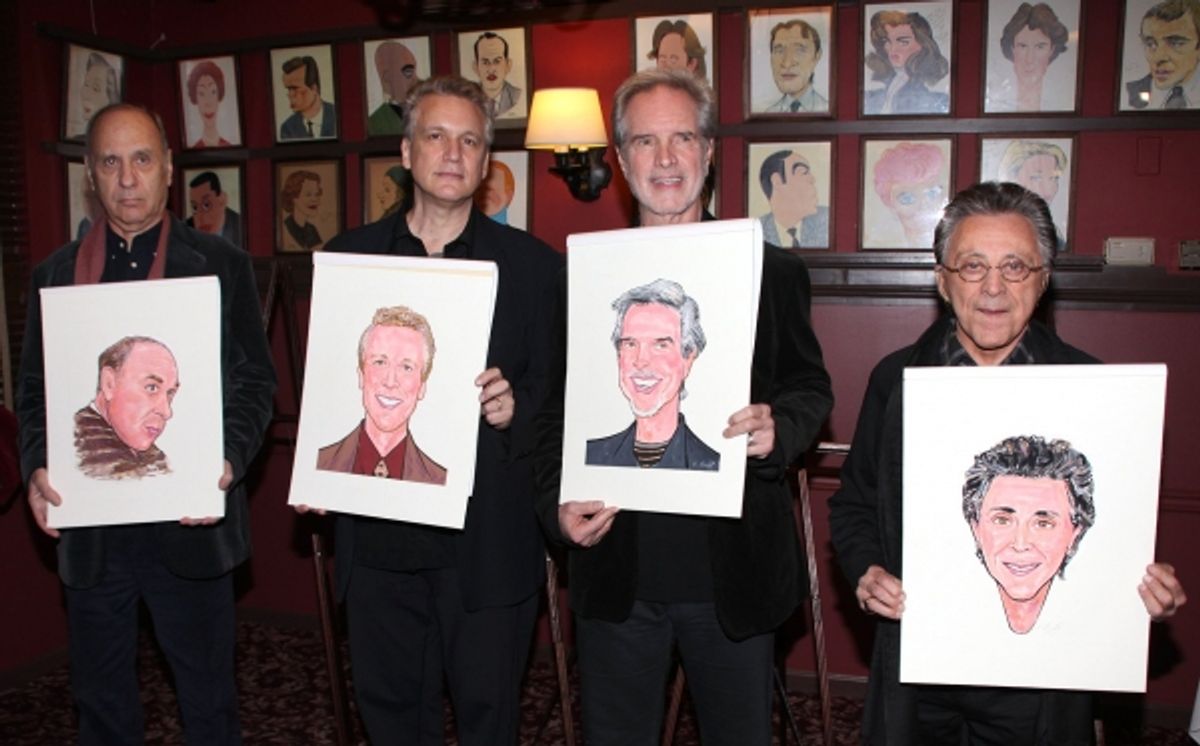 Marshall Brickman, Rick Elice, Bob Gaudio & Frankie Valli at 