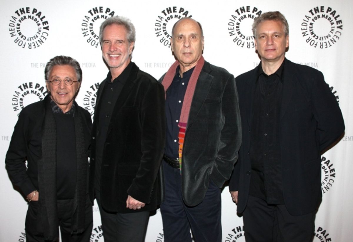 Frankie Valli, Bob Gaudio, Marshall Brickman, Rick Elice at 